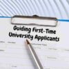 How to support first-time applicants through the process